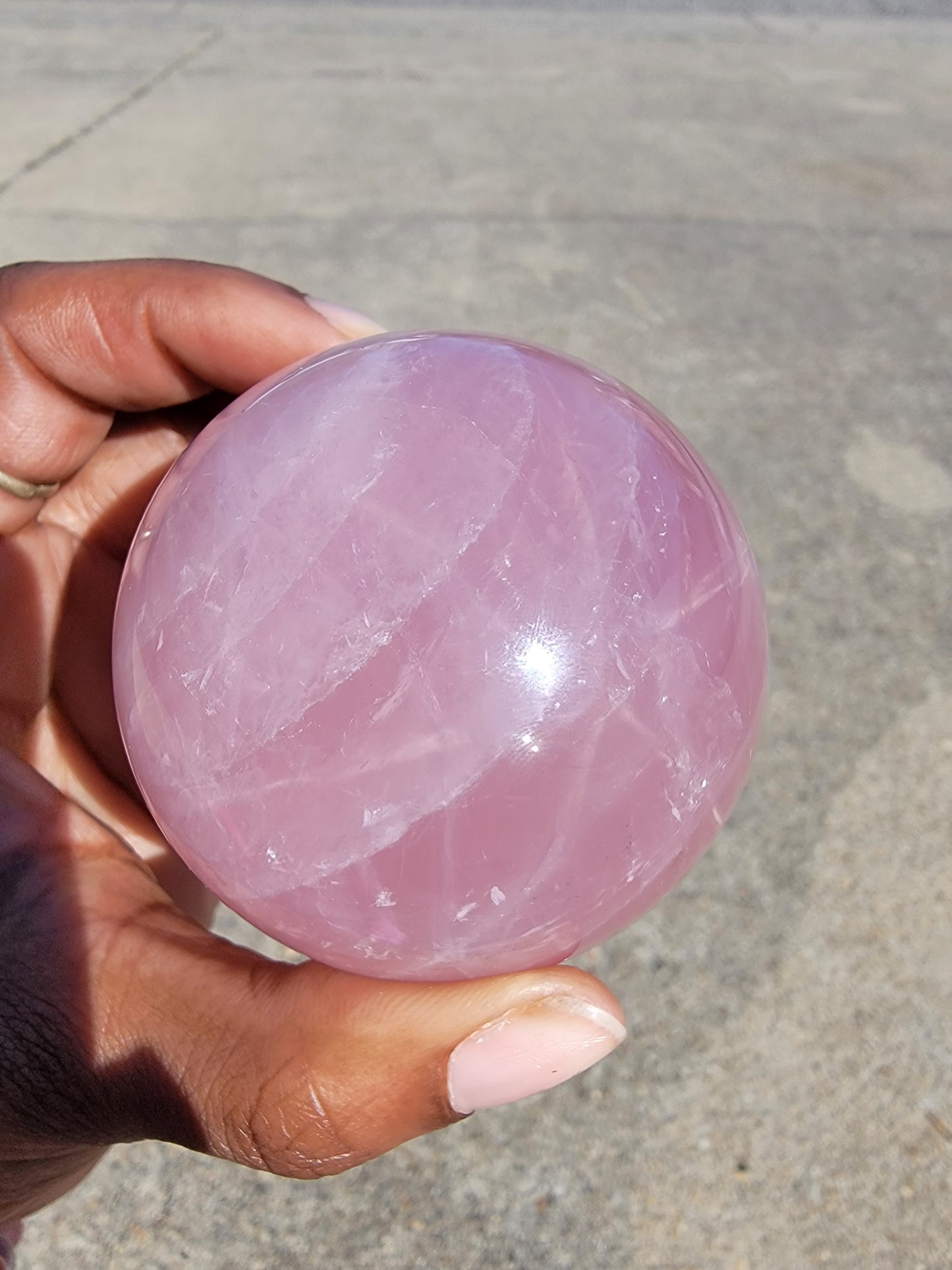 Rose Quartz Sphere