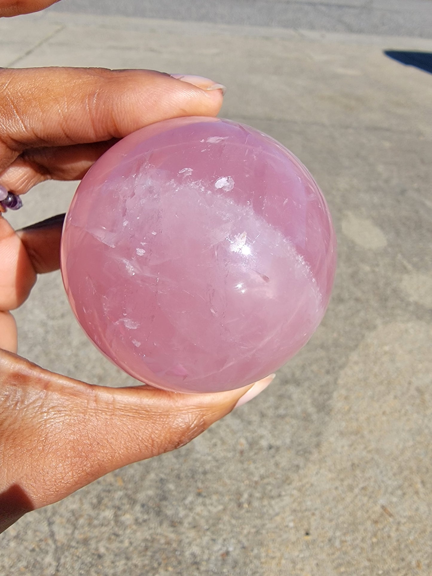 Rose Quartz Sphere