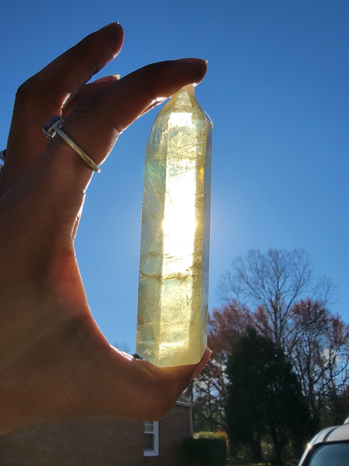 Lemon Quartz Tower