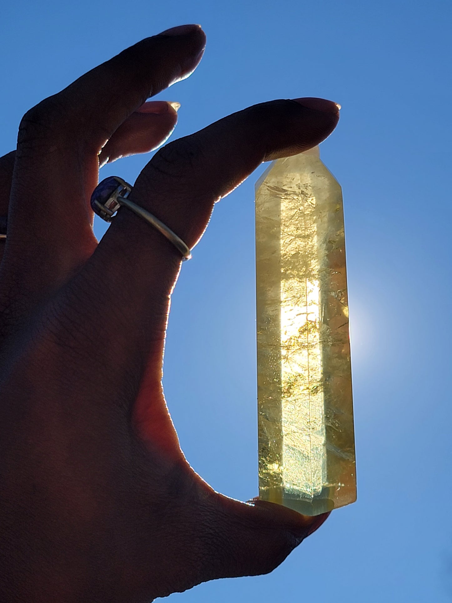 Lemon Quartz Tower