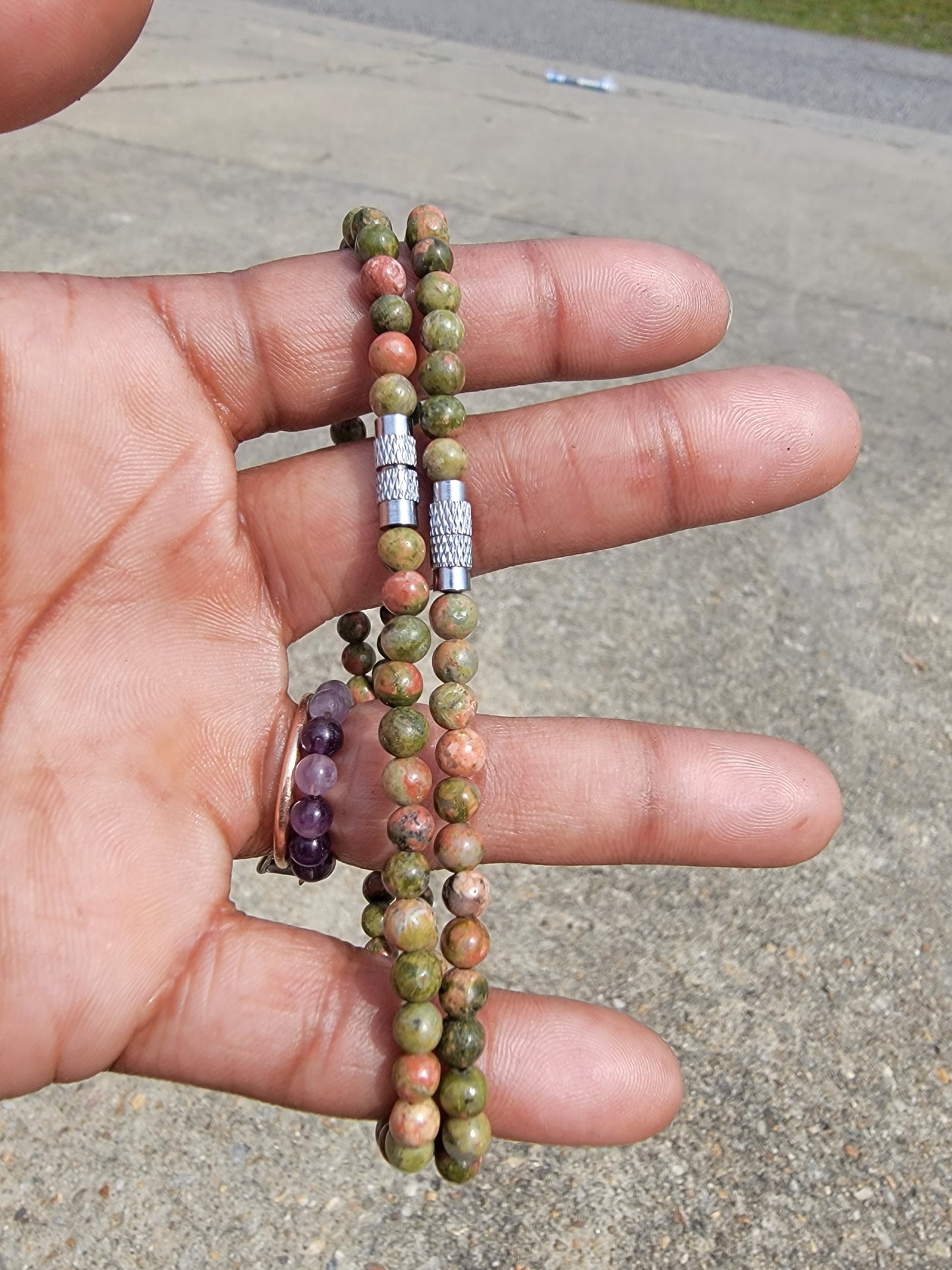 Unakite Anklet