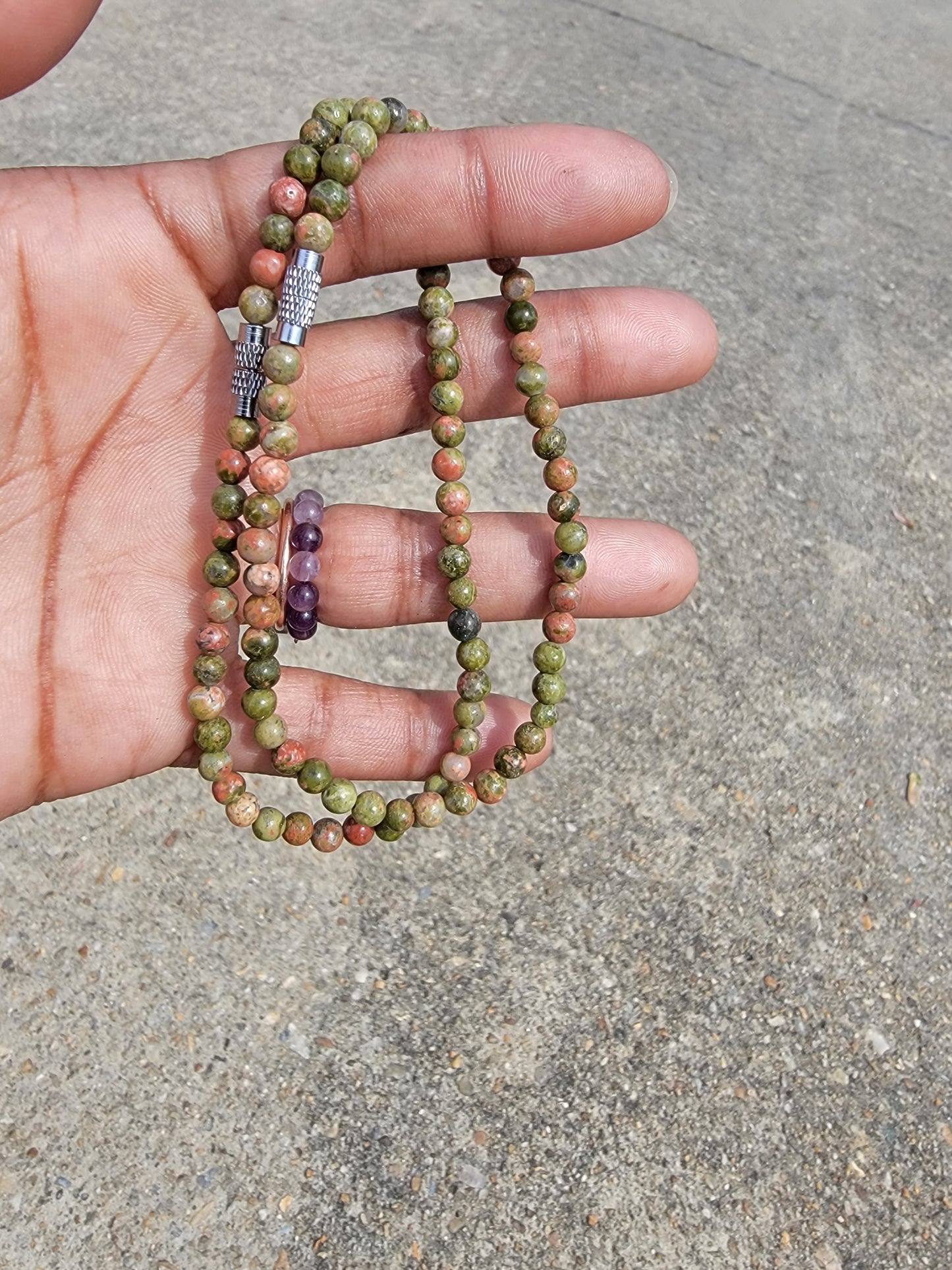 Unakite Anklet