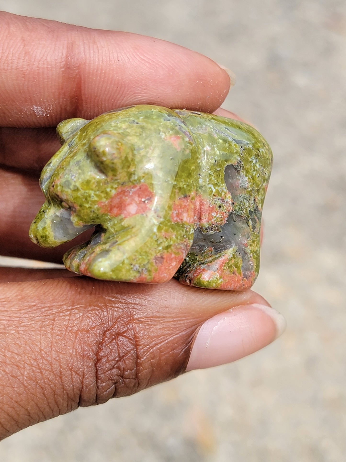 Unakite Bear