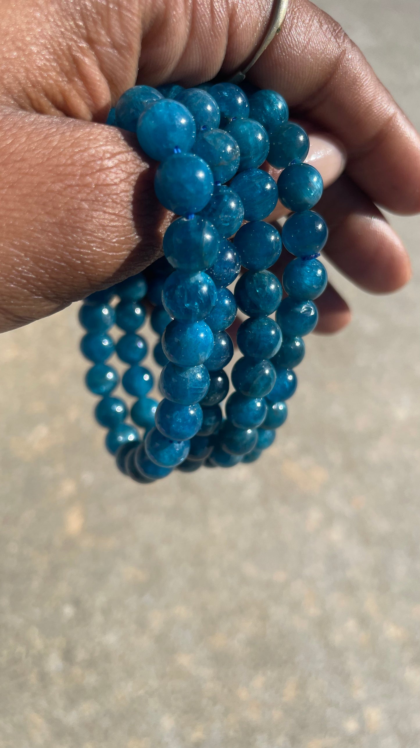 Blue Apatite Bracelet