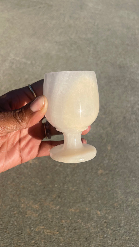 Pink Calcite Chalice