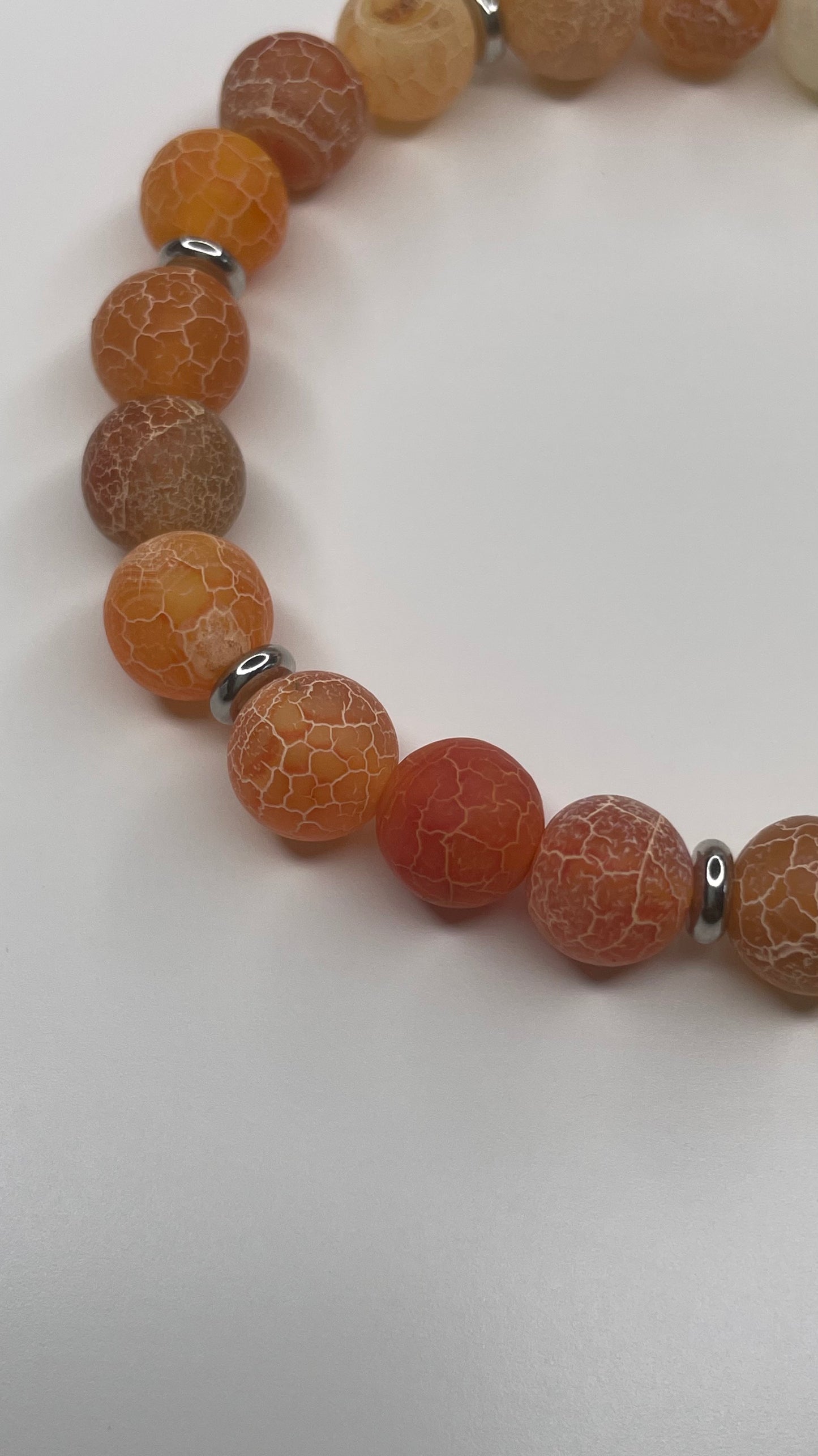 Orange Agate Bracelet