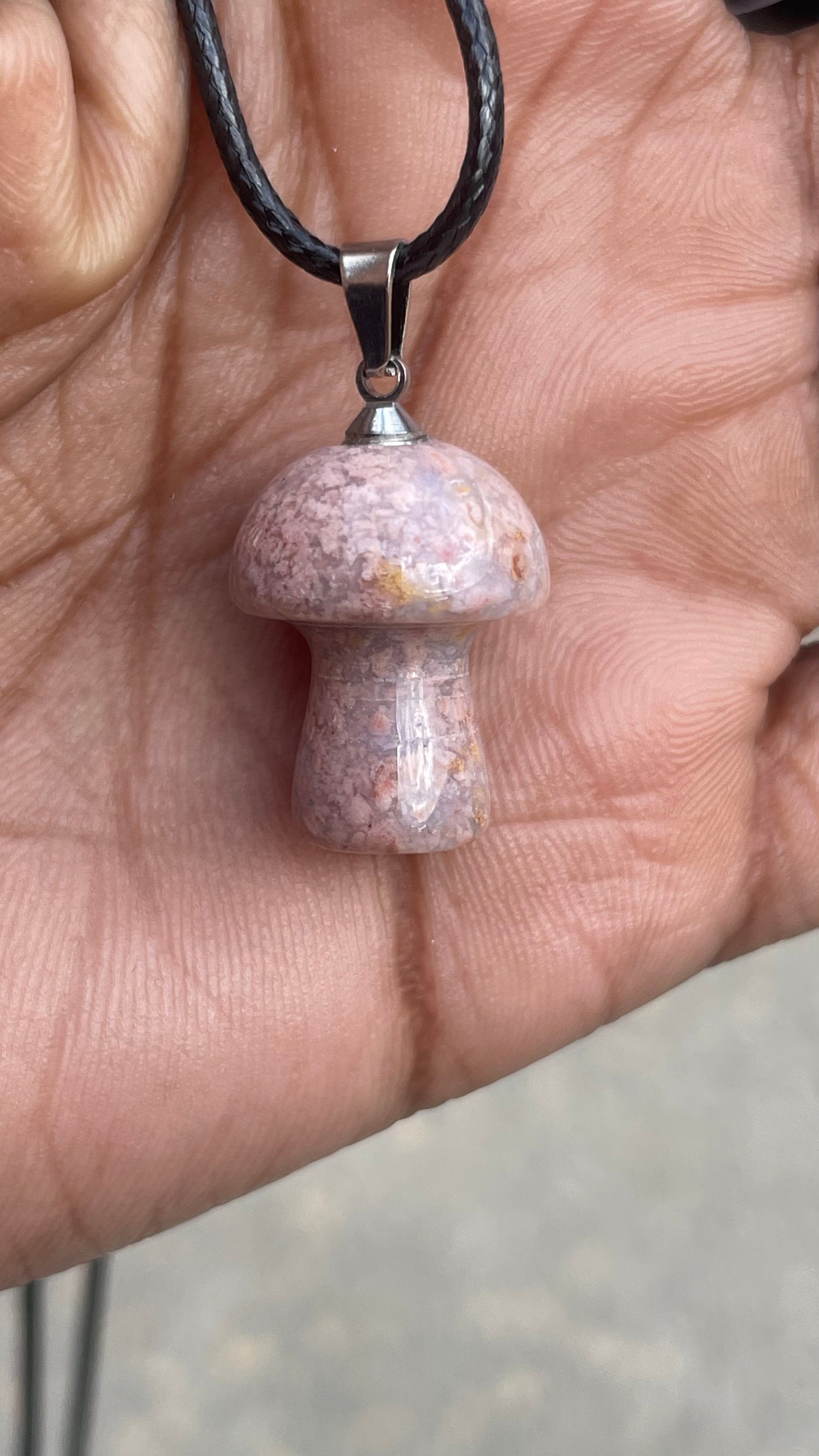 Mushroom Pendant Necklace