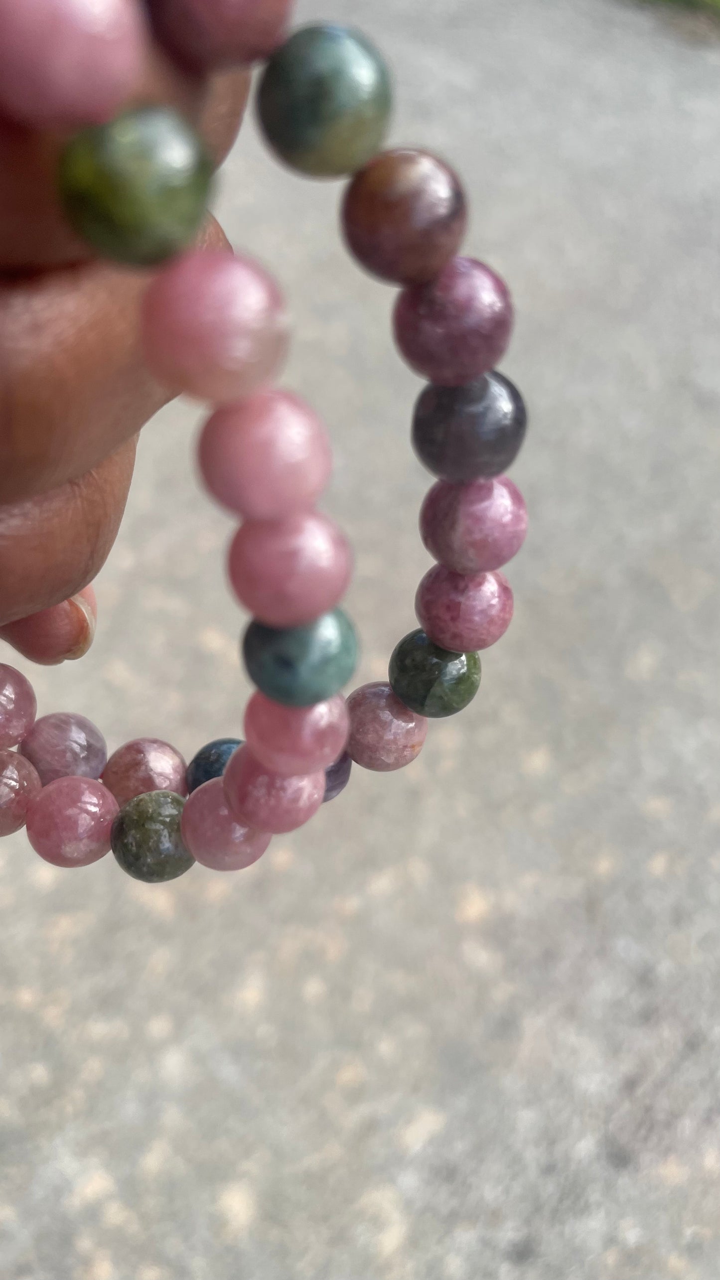 Watermelon Tourmaline Bracelets