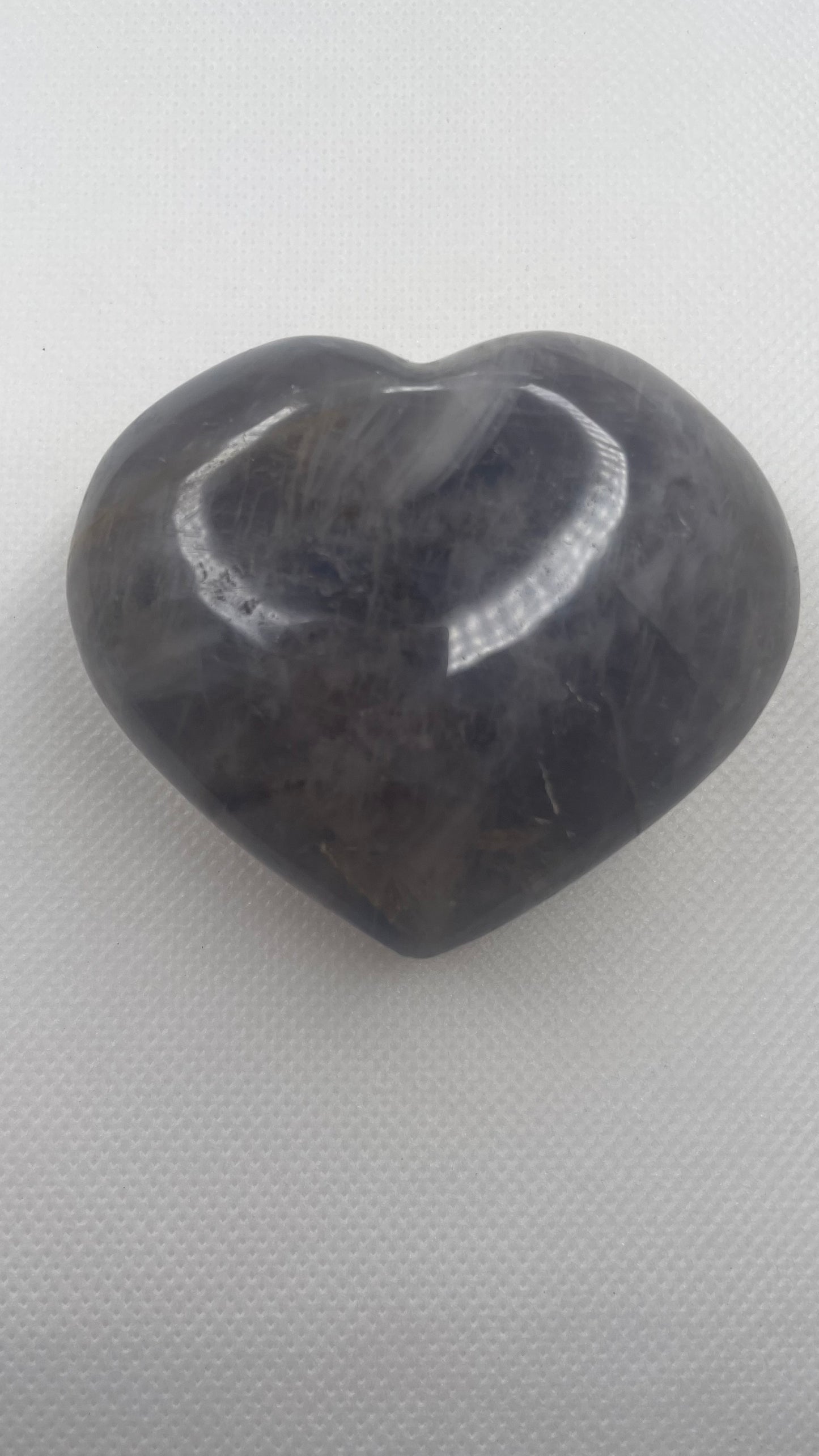 Blue Rose Quartz Heart