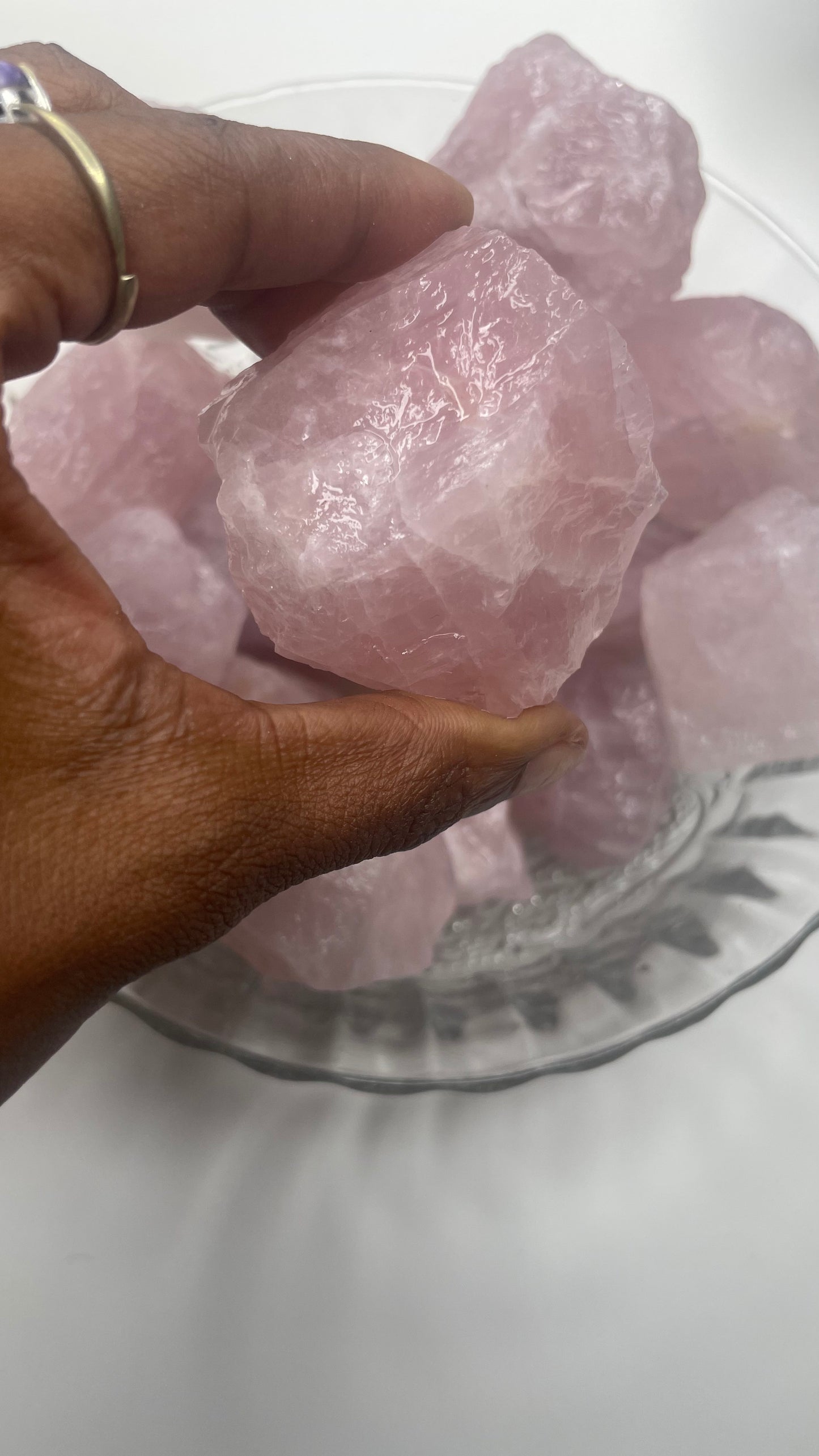 Raw Rose Quartz