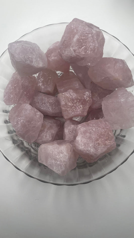 Raw Rose Quartz