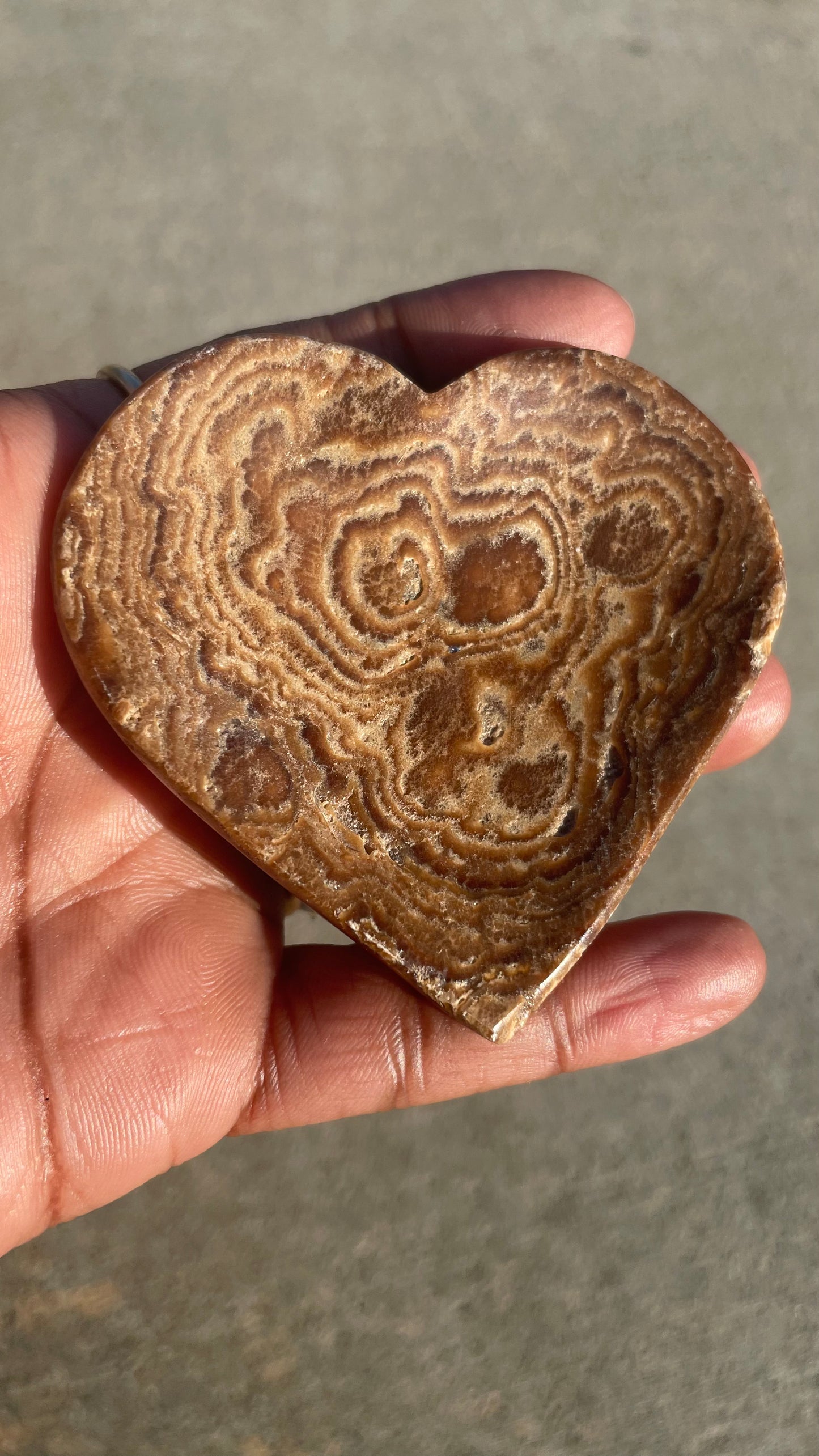 Chocolate Calcite Trinket Bowl