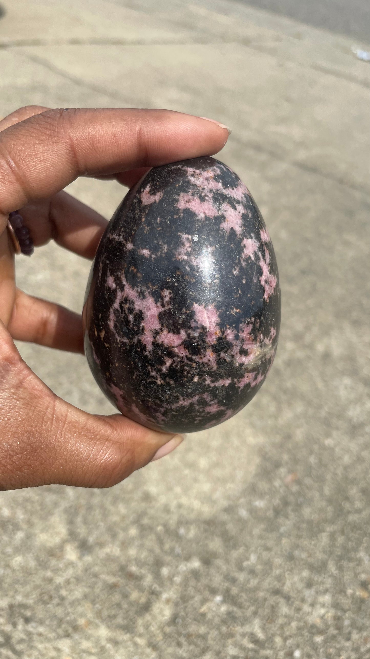 Rhodonite Egg