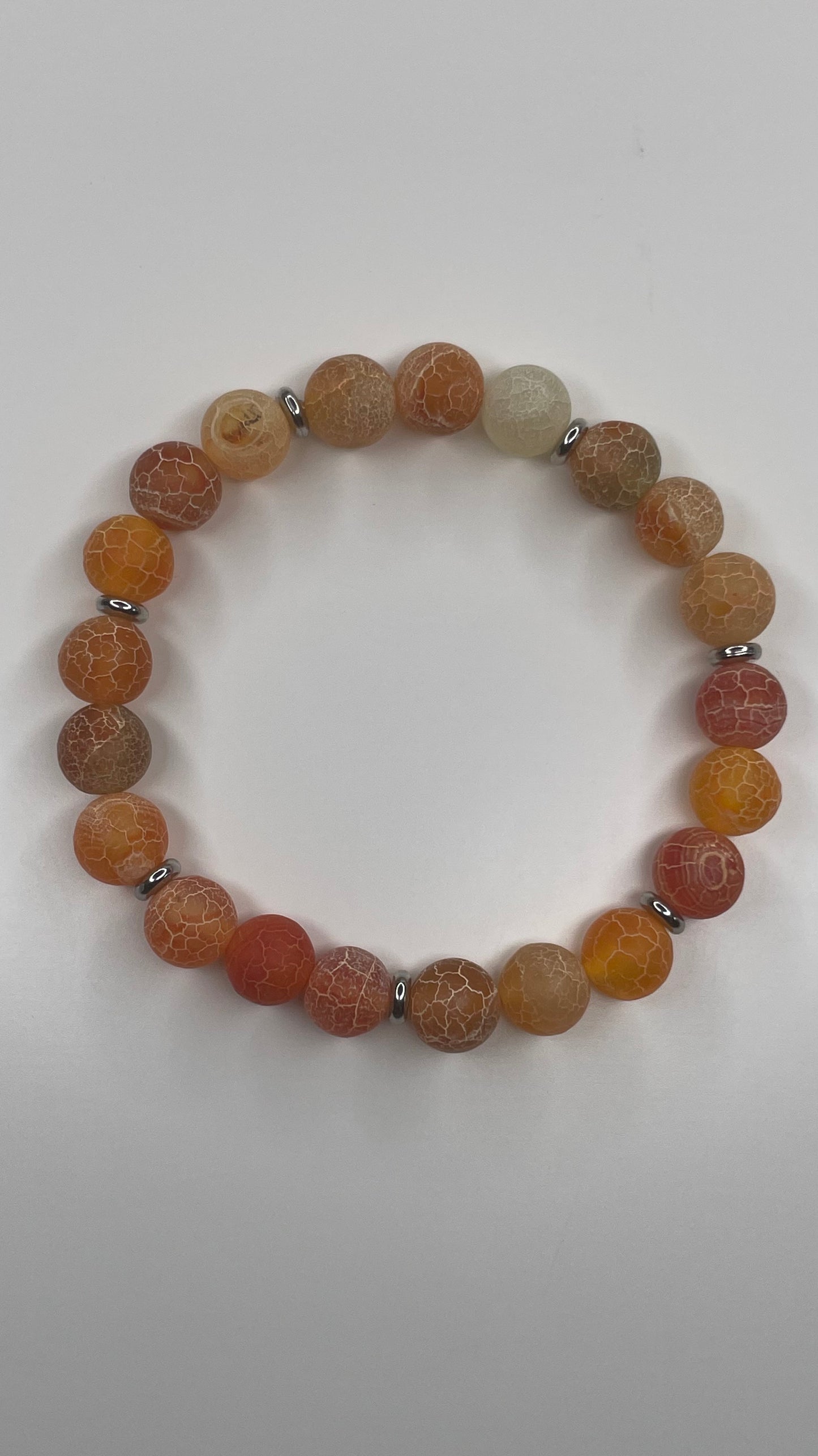 Orange Agate Bracelet