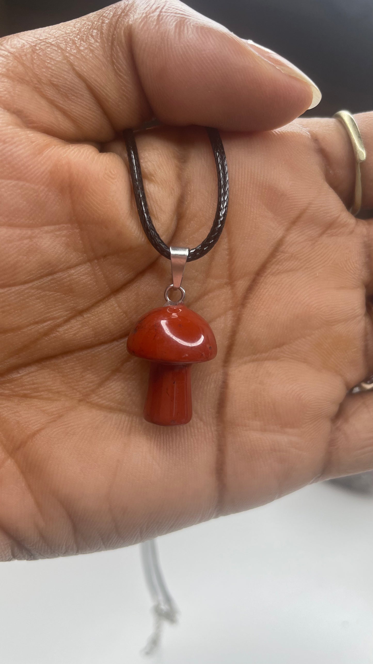 Mushroom Pendant Necklace