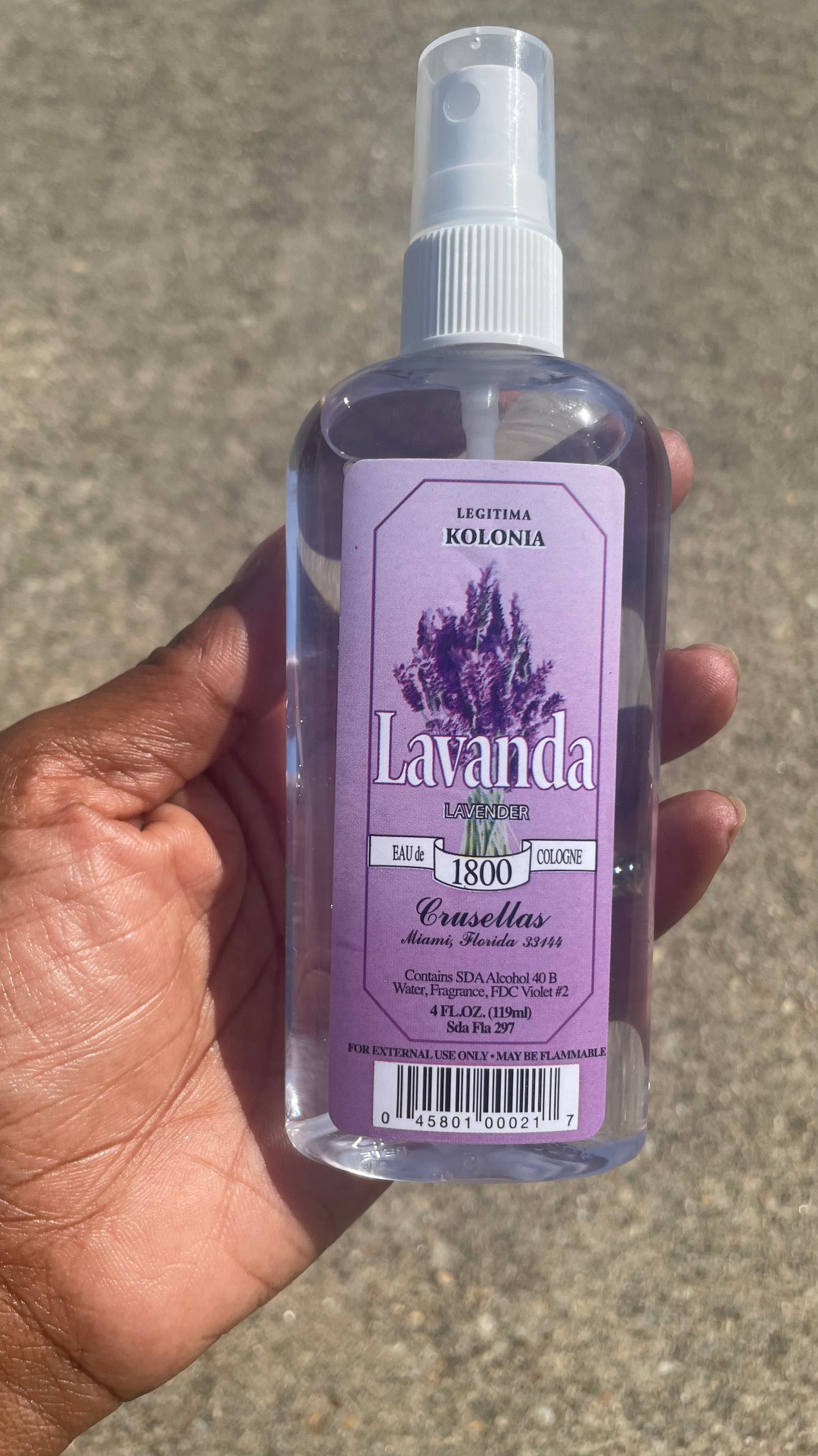 Lavender Cologne