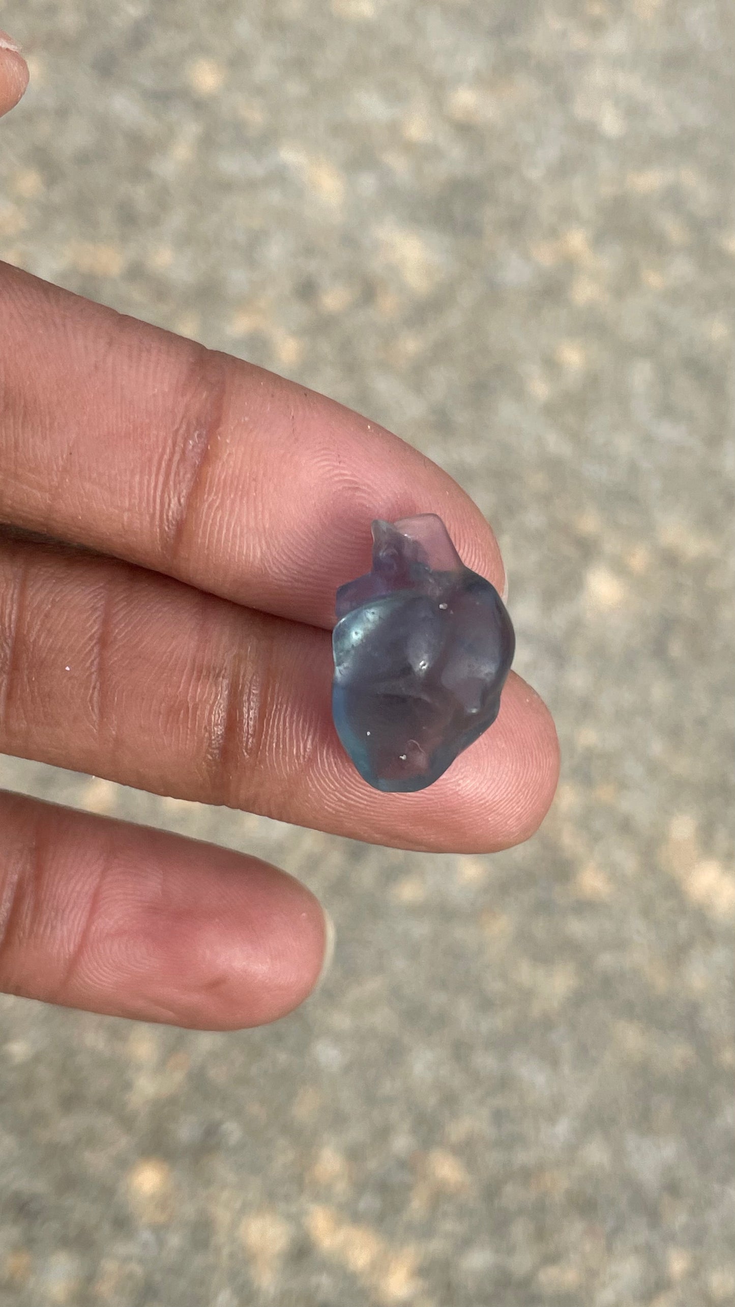 Mini Fluorite Anatomical Hearts