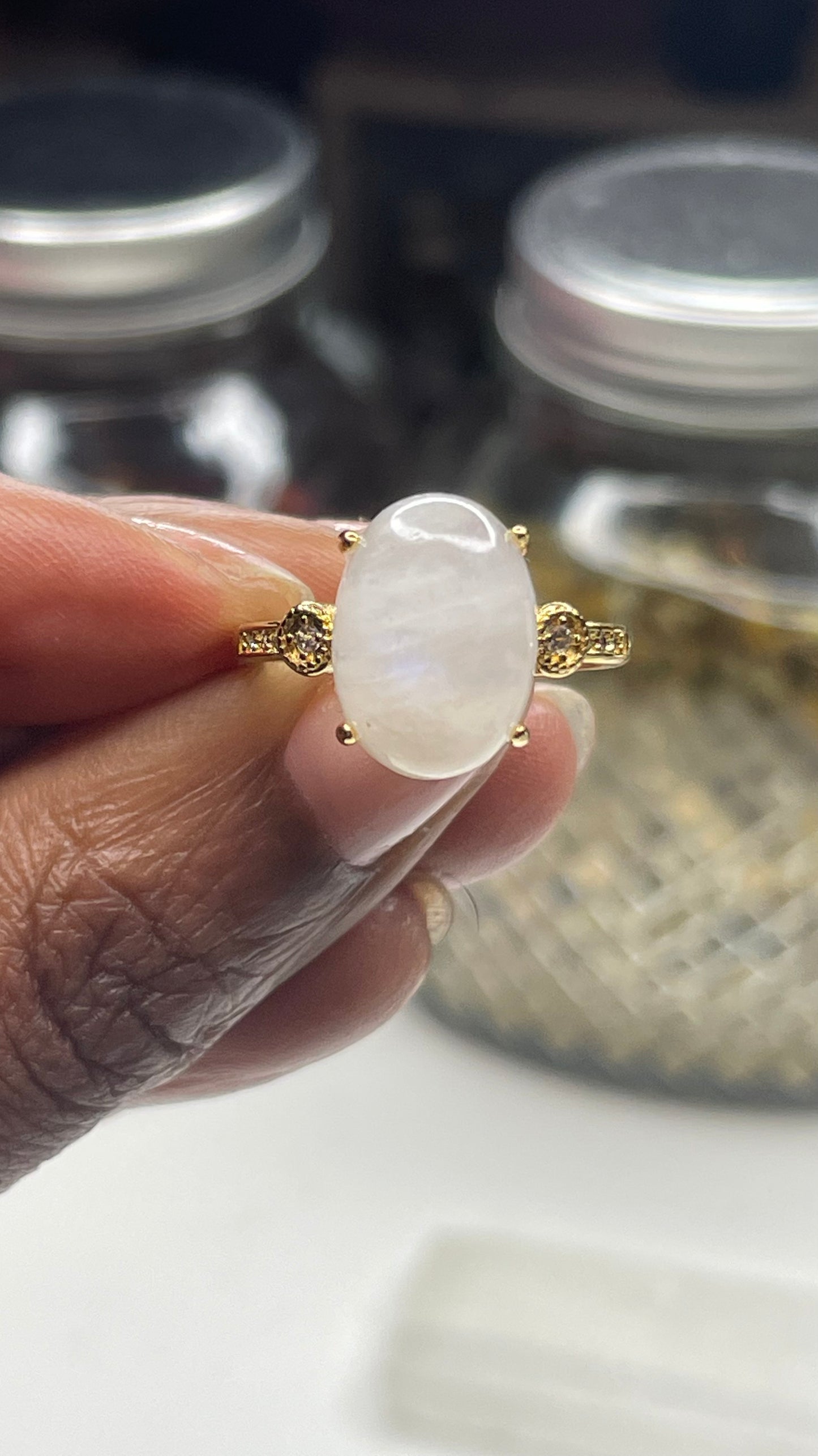 Moonstone Rings