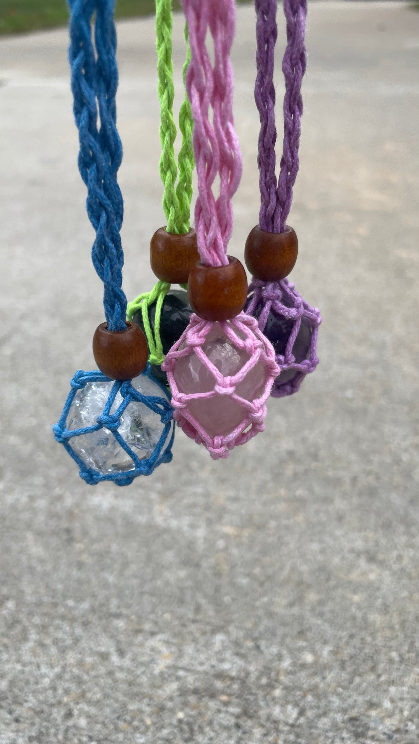 Macrame necklace