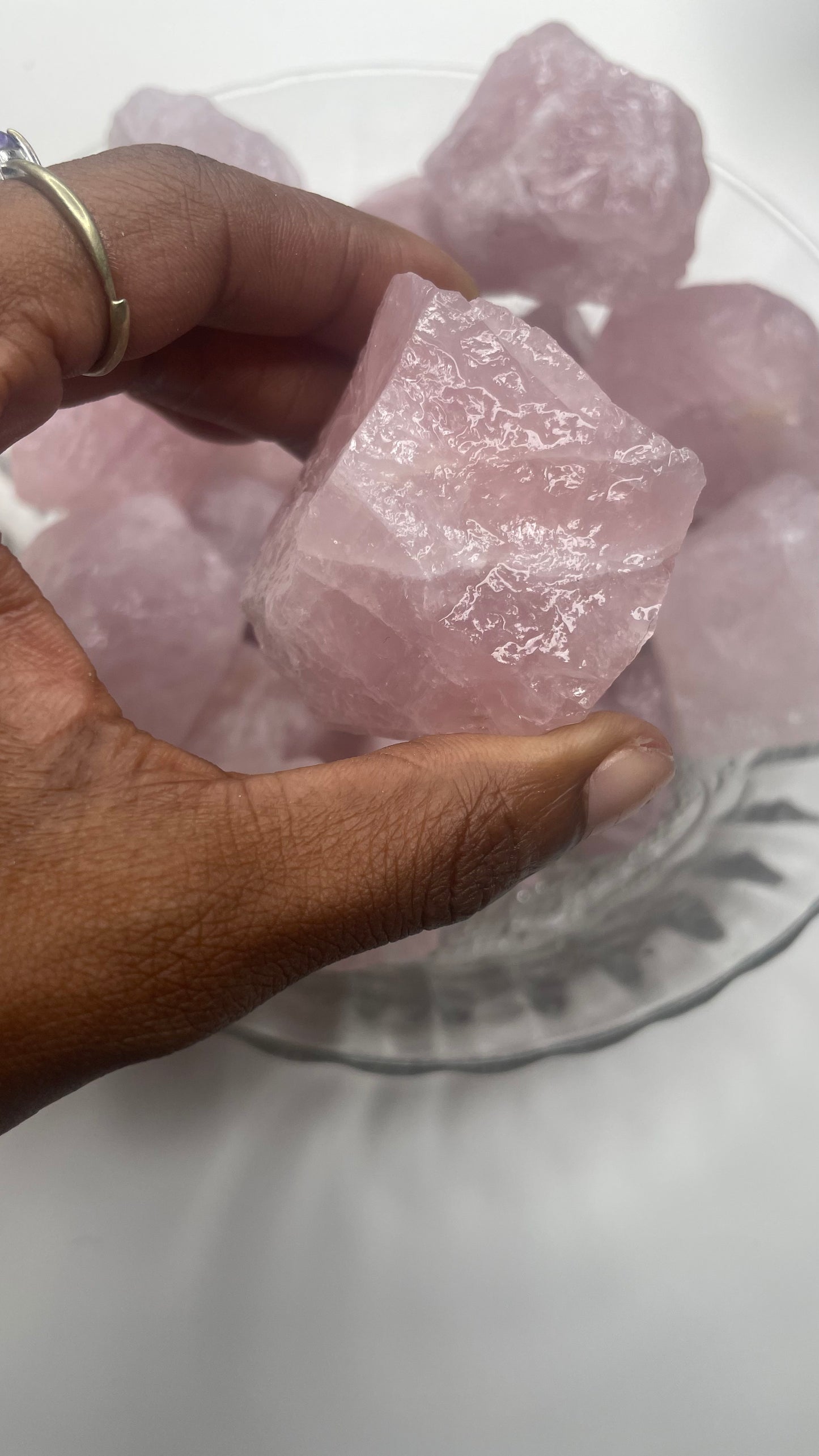 Raw Rose Quartz