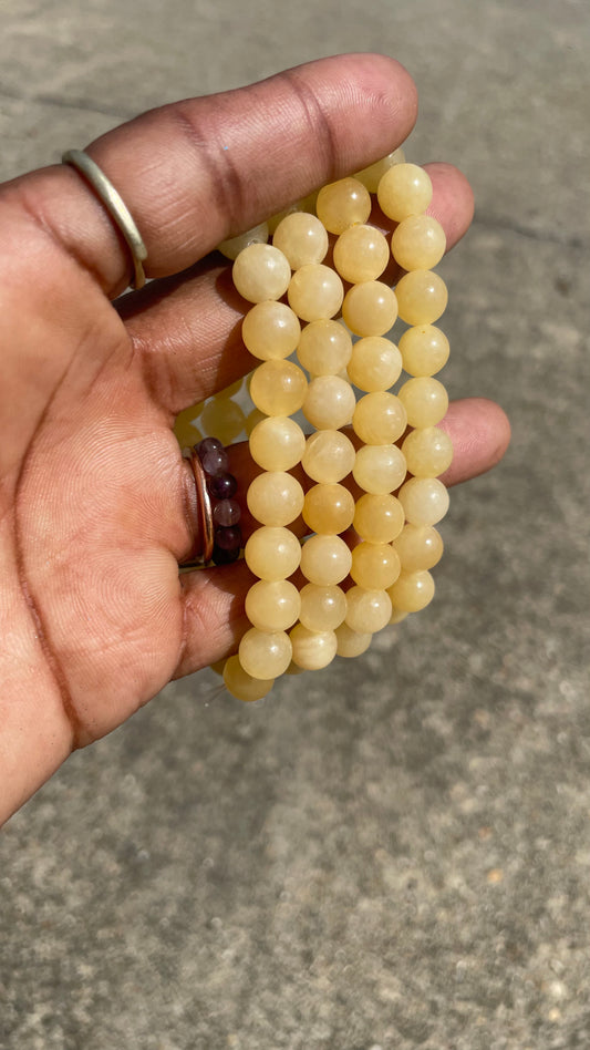 Yellow Calcite Bracelet