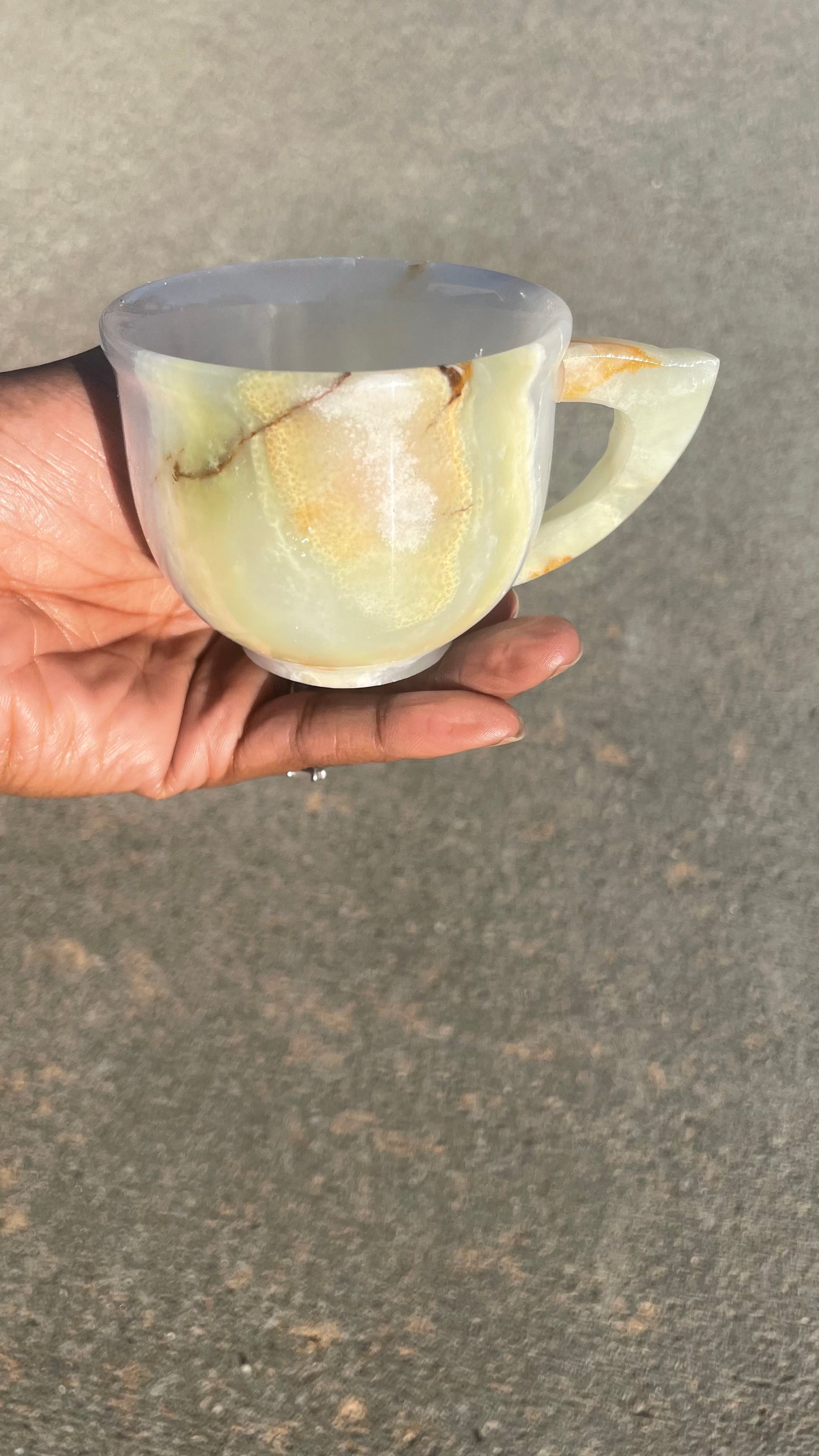 Onyx Teacup And Plate Set