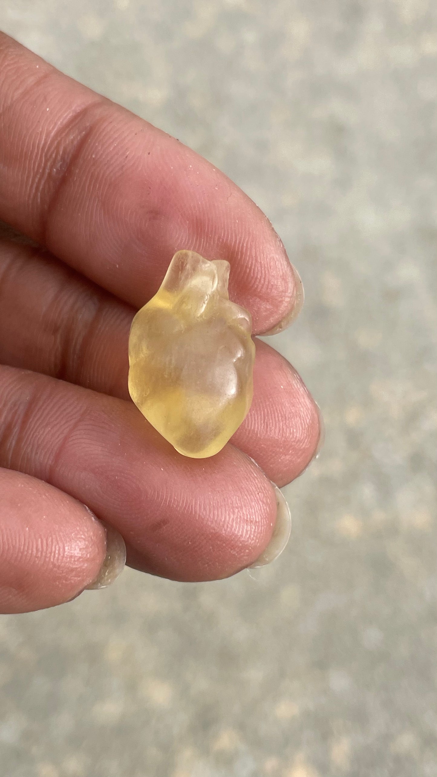 Mini Fluorite Anatomical Hearts