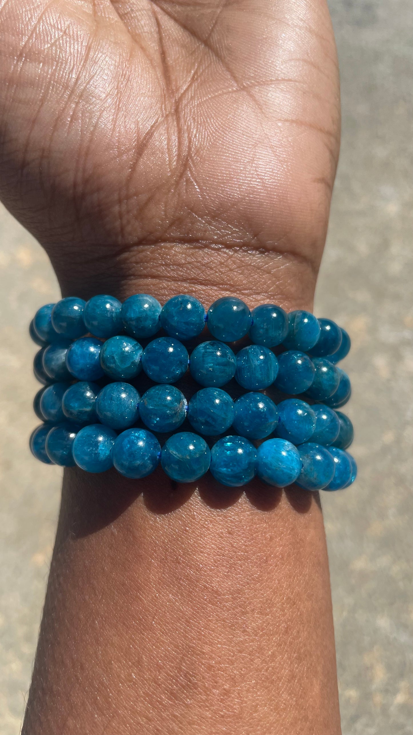 Blue Apatite Bracelet