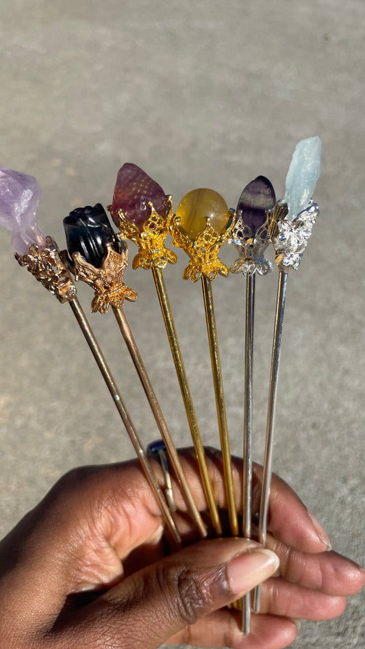 Crystal Hair Pins