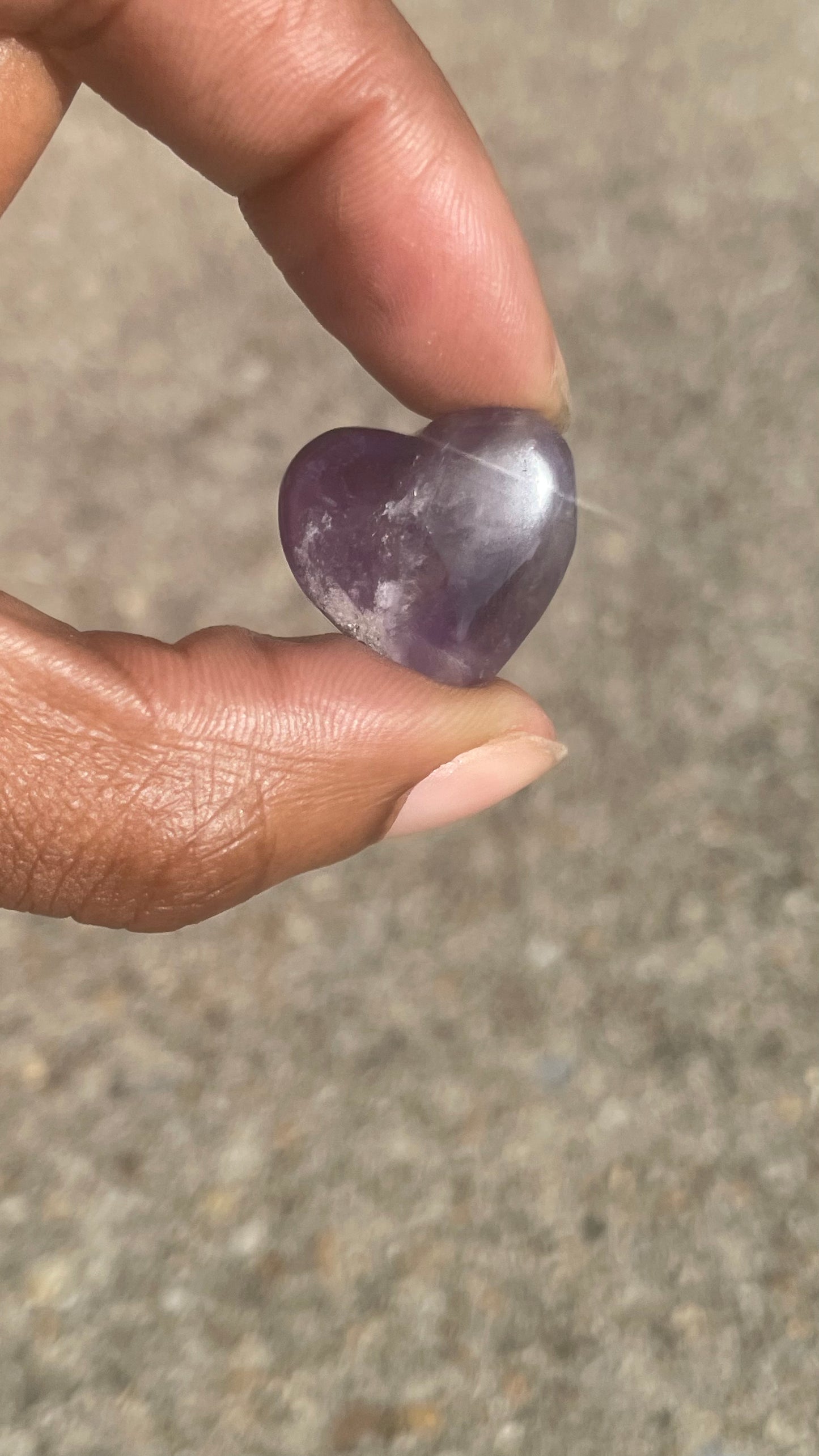 Amethyst Mini Heart