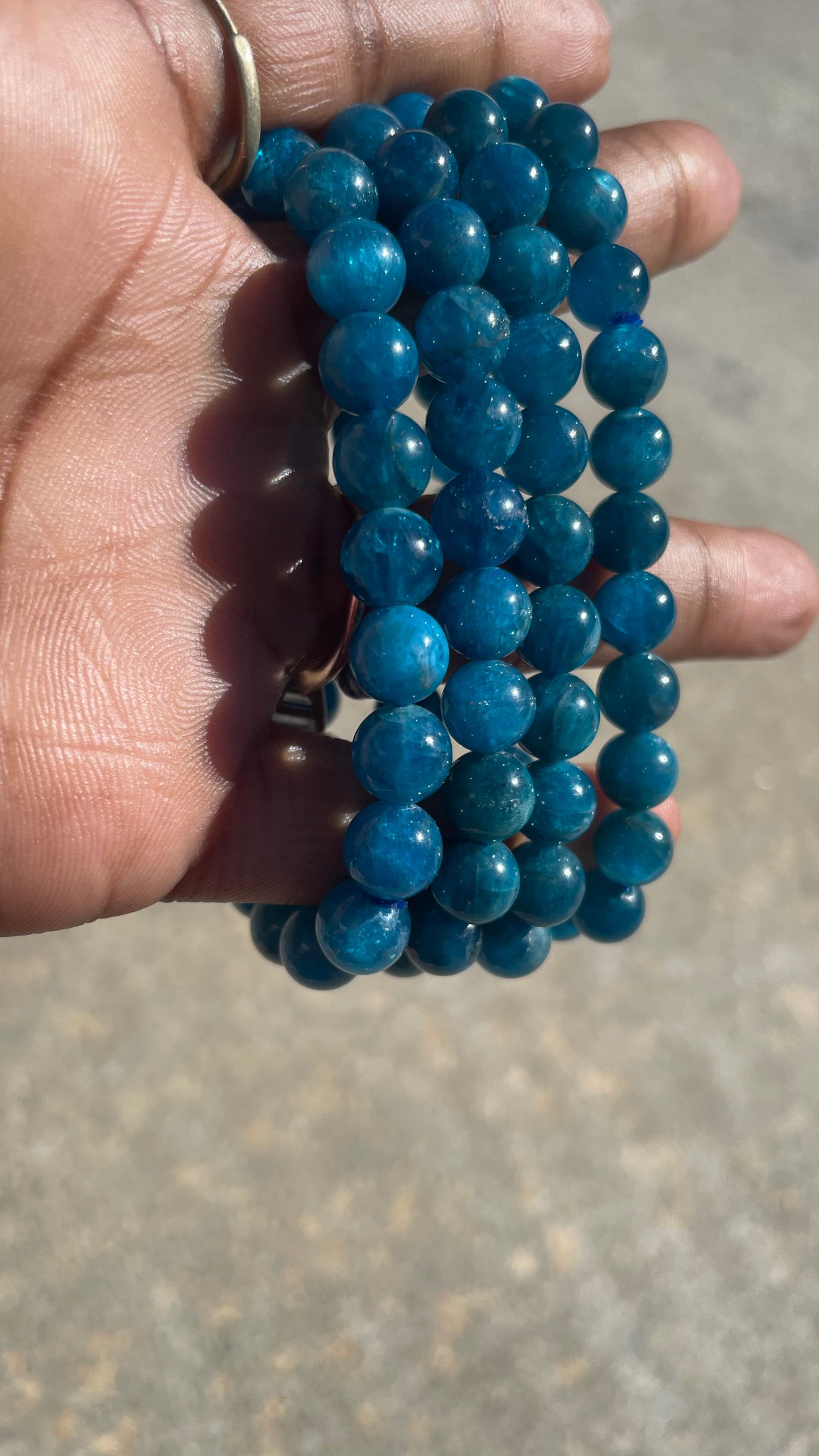 Blue Apatite Bracelet