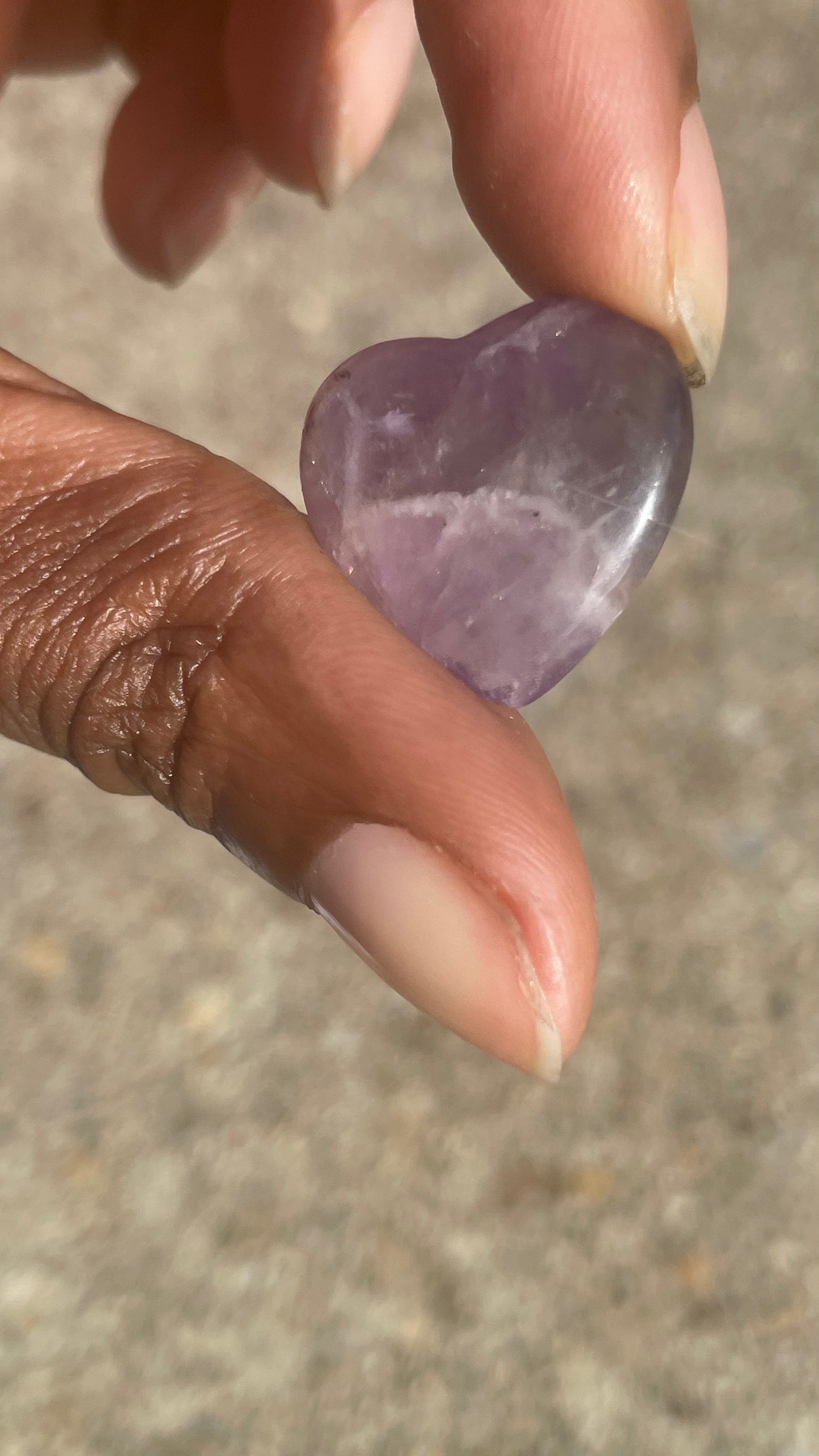 Amethyst Mini Heart