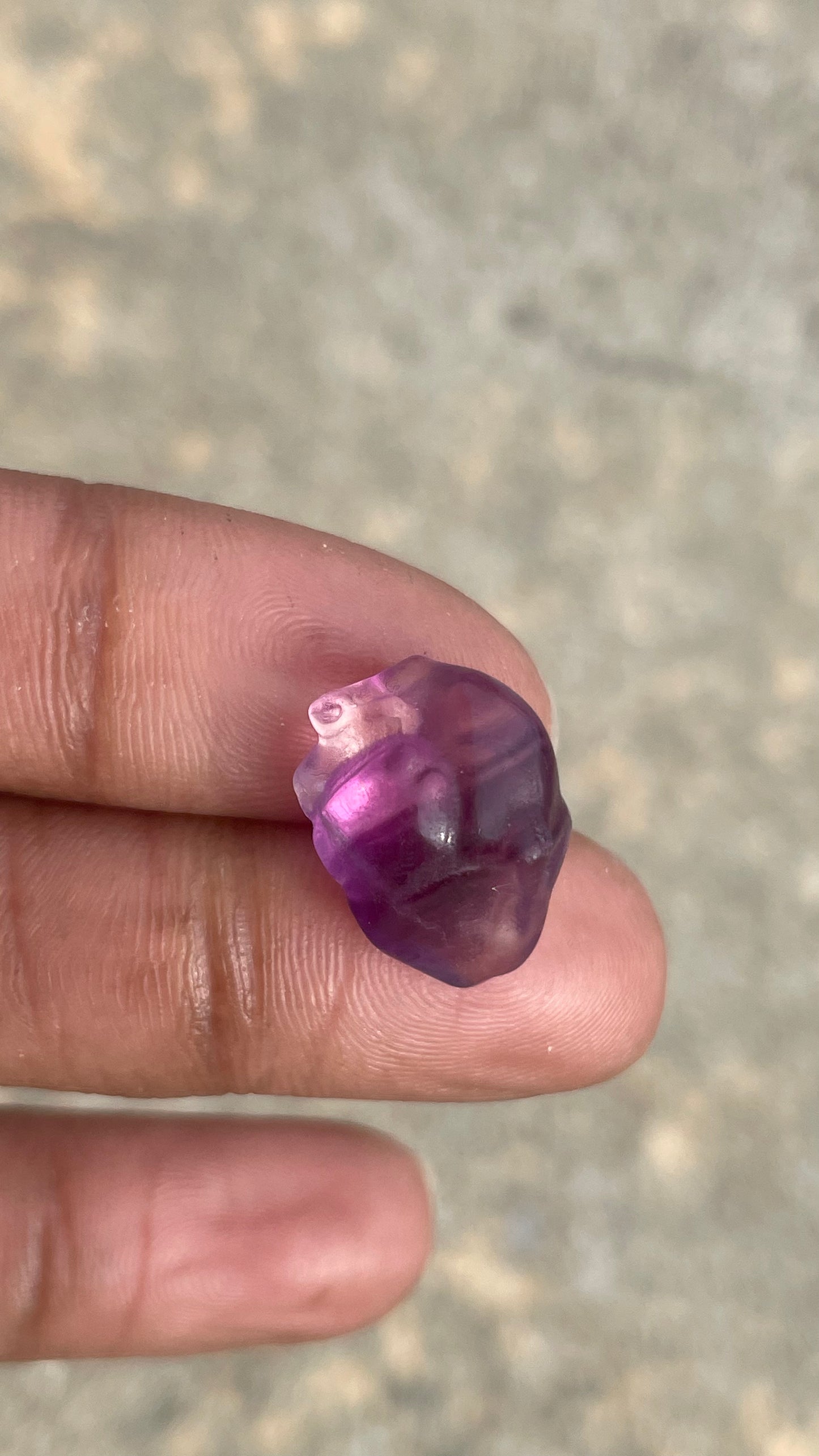 Mini Fluorite Anatomical Hearts