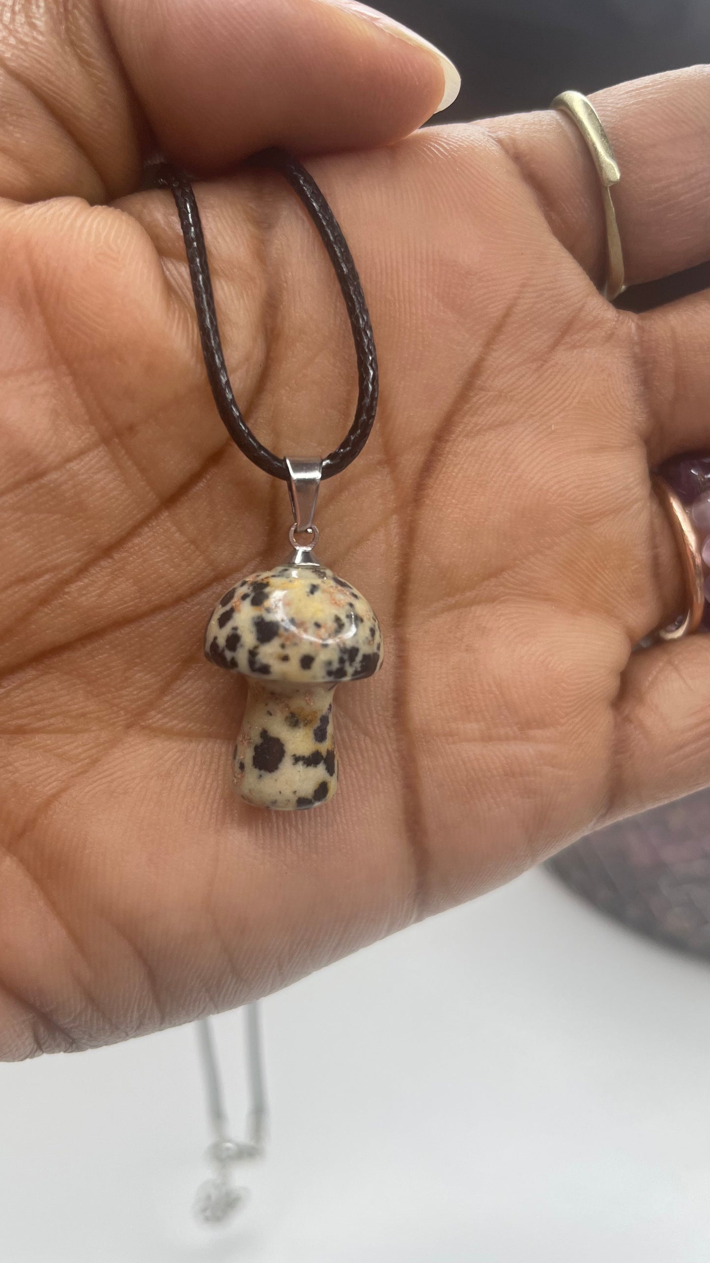 Mushroom Pendant Necklace