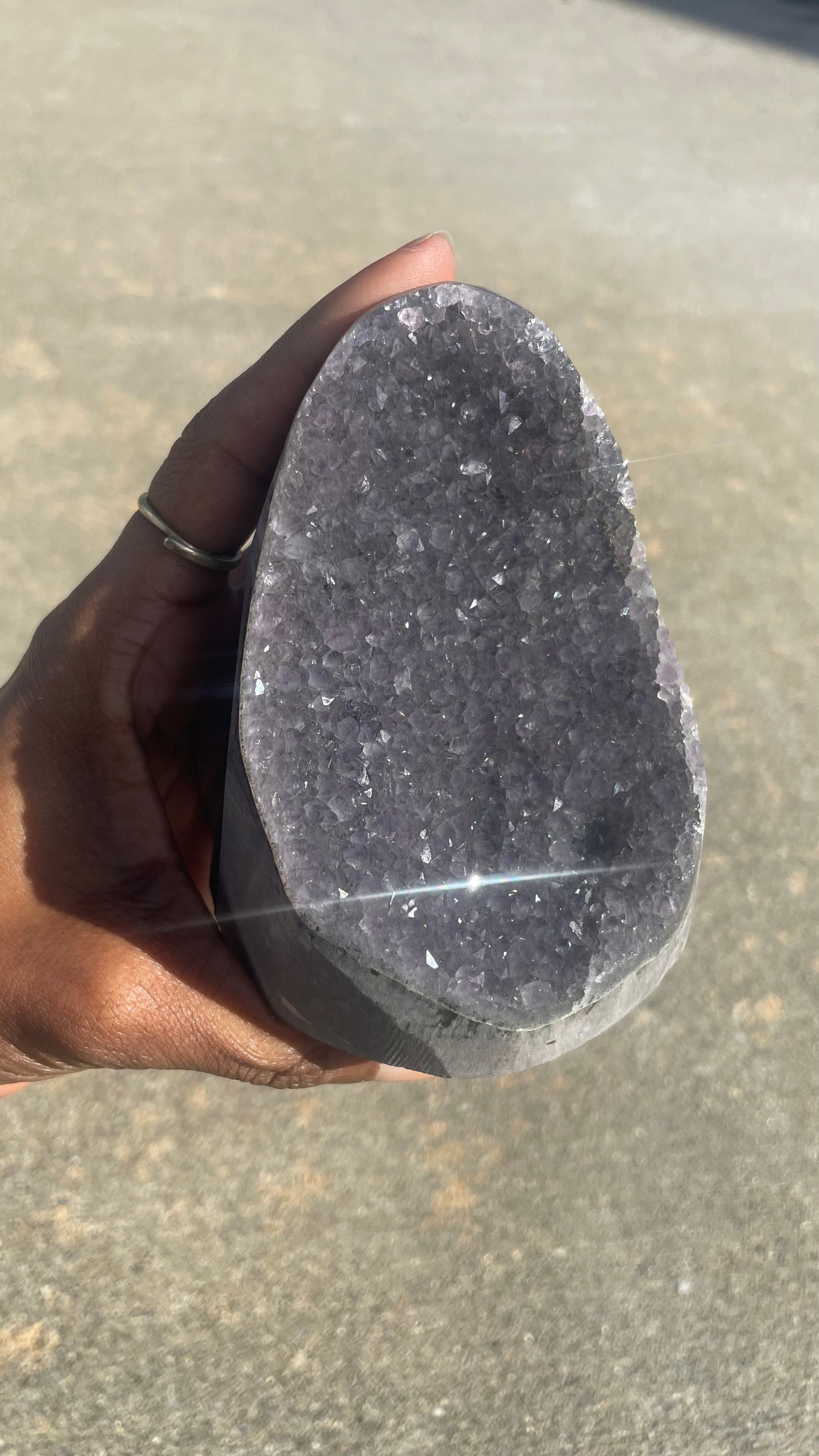 Black Amethyst Clusters