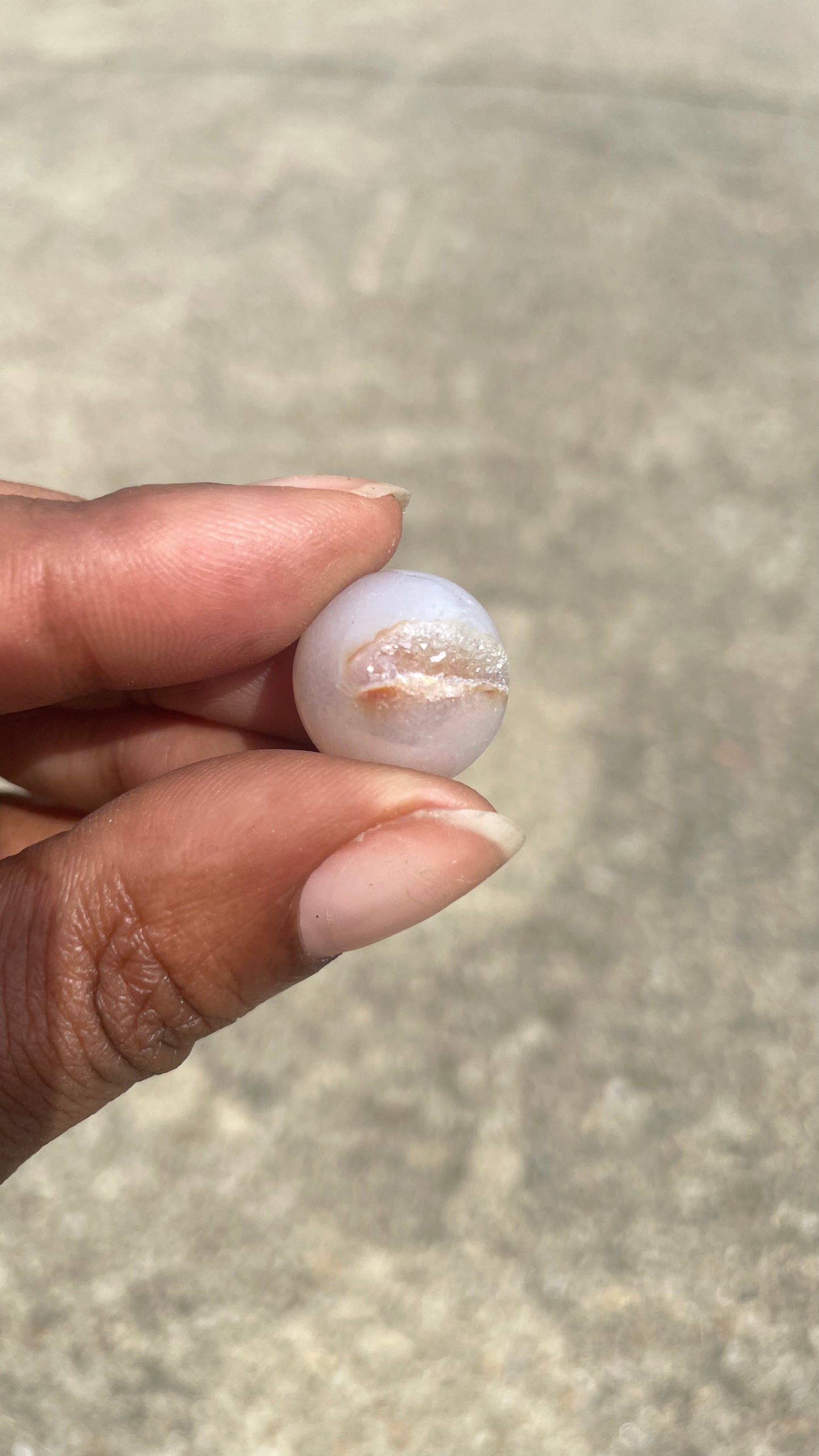 Aura Coated Druzy Agate Mini Sphere