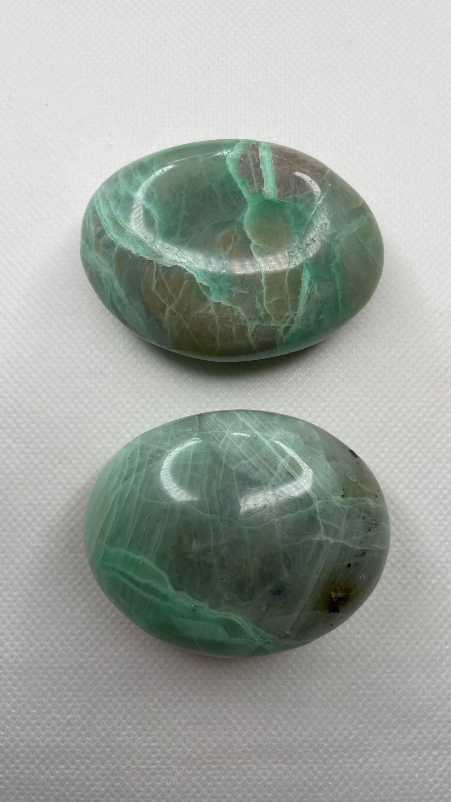 Green Moonstone Palmstones