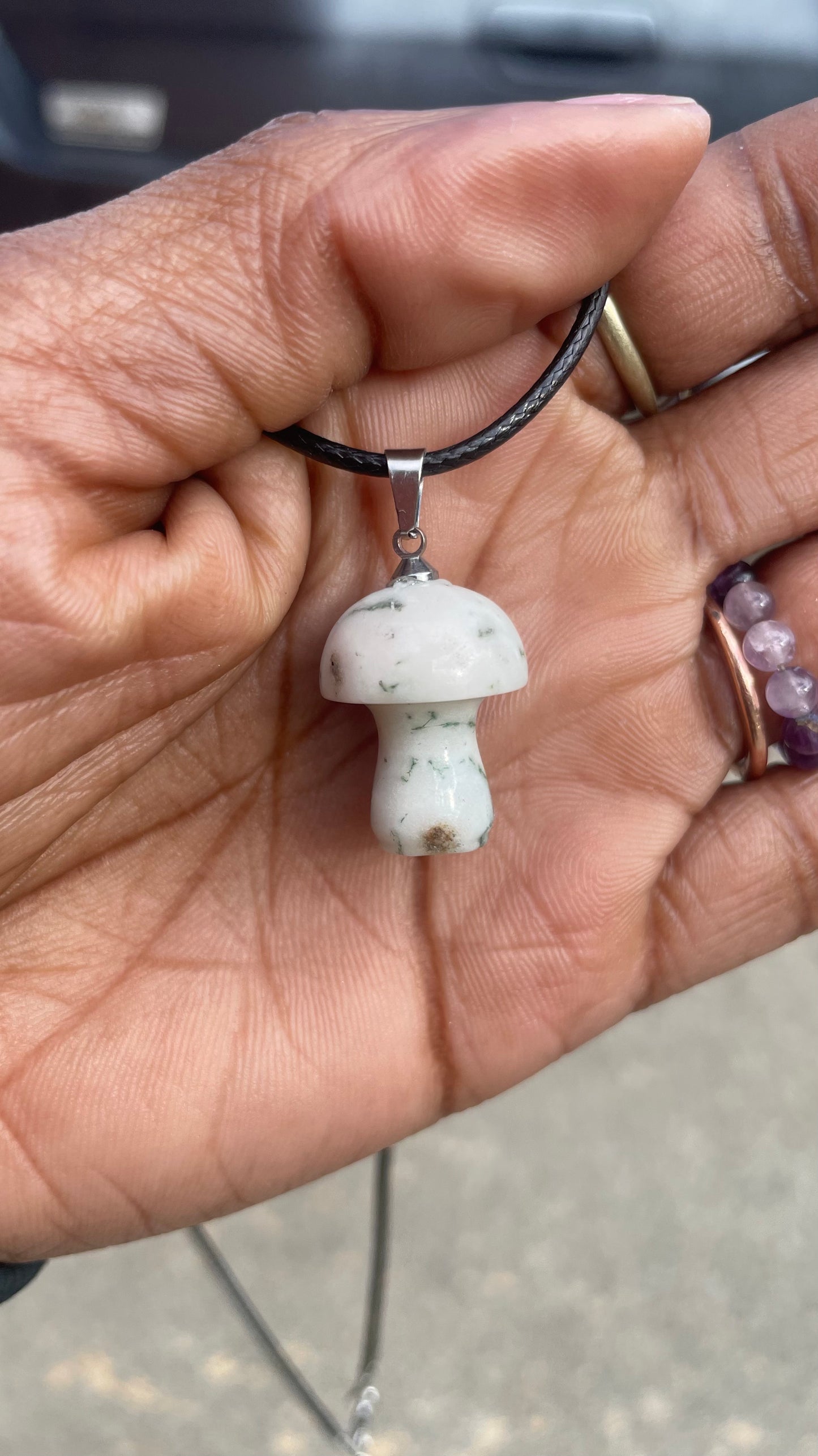 Mushroom Pendant Necklace