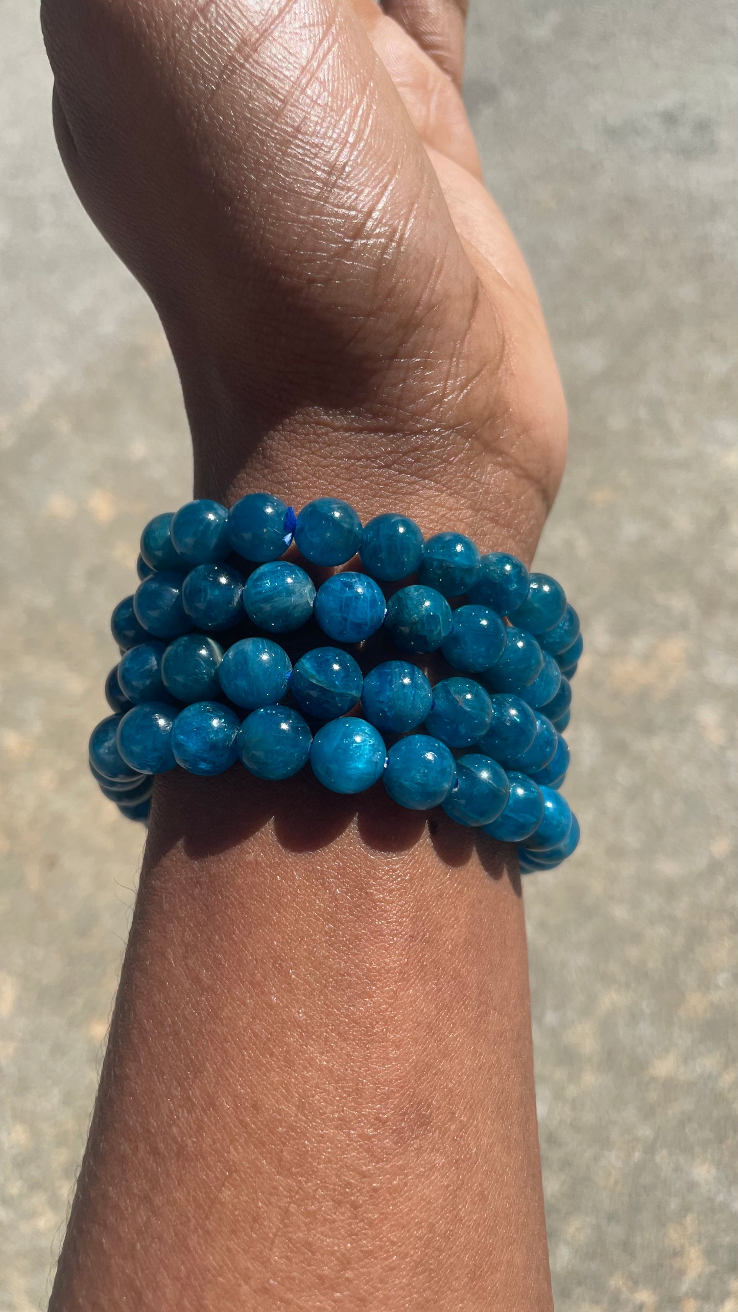 Blue Apatite Bracelet