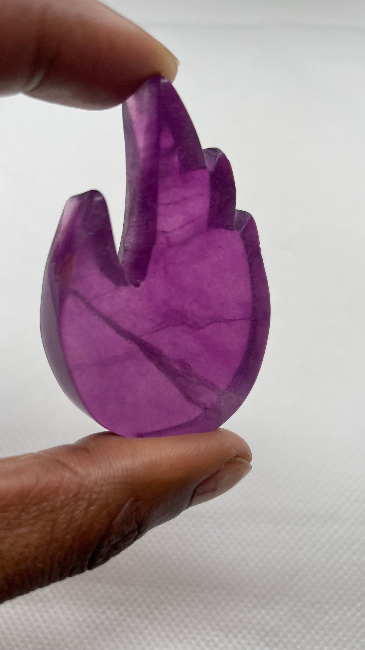 Purple Fluorite Flames